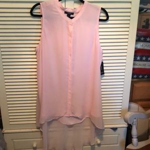 High Low Dressy Pink Cloud Dressy Top